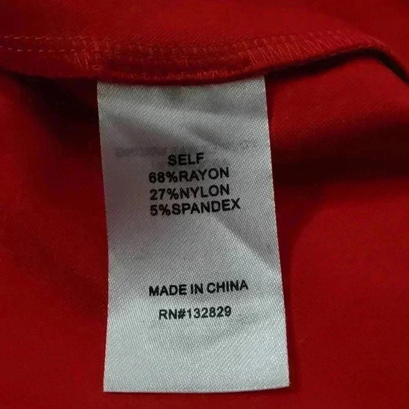 Lpa Revolve Cayenne Red Cold Shoulder Dress - S - Picture 8 of 8